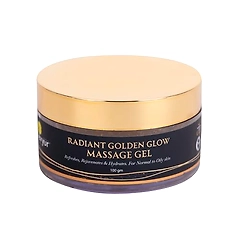 Revyur Speciality Naturals Radiant Golden Glow Massage Gel, 100 gm (Refreshes,Rejuvenates&Hydrates For Normal to Oily skin)