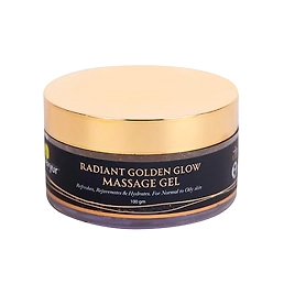 Revyur Speciality Naturals Radiant Golden Glow Massage Gel, 100 gm (Refreshes,Rejuvenates&amp;Hydrates For Normal to Oily skin)