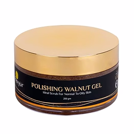 revyur speciality naturals polishing walnut gel scrub 200 gm (ideal scrub for normal to oily skin)