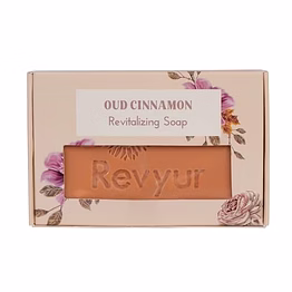 revyur speciality naturals revitalizing oud & cinnamon soap revitalizing soap 150 gm