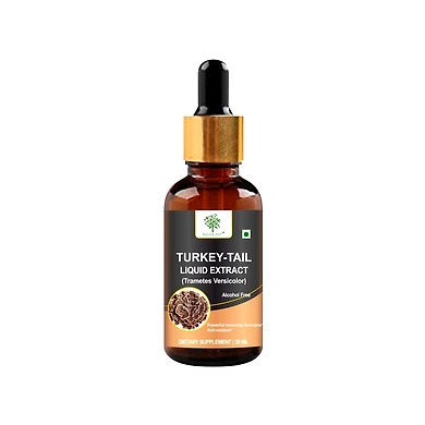Mahogany Turkey Tail Mushroom Liquid Extract 30 ML Glass Bottle with Dropper-MOTurkeytailLiquidExtract