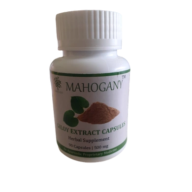 Mahogany Giloy Extract Capsules 500 mg-GiloyExtractCapsules