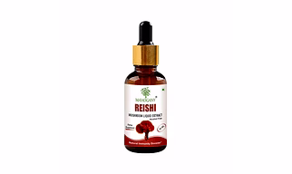 Mahogany Reishi Mushroom Liquid Extract  30 ML Glass Bottle with Dropper
