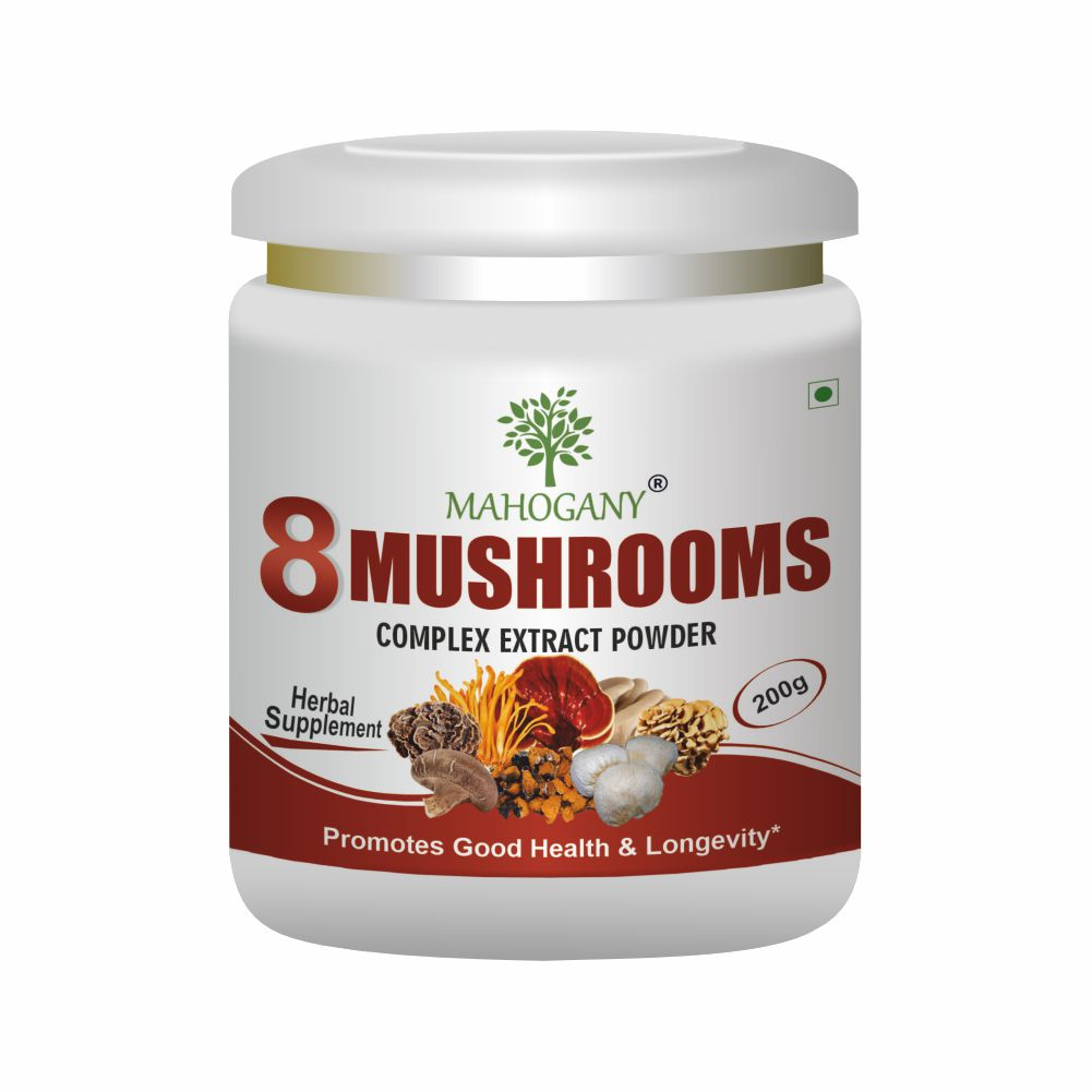 8 Mushrooms Complex Combined Extracts Of Reishi Lion S Mane Turkey Tail Chaga Cordyceps