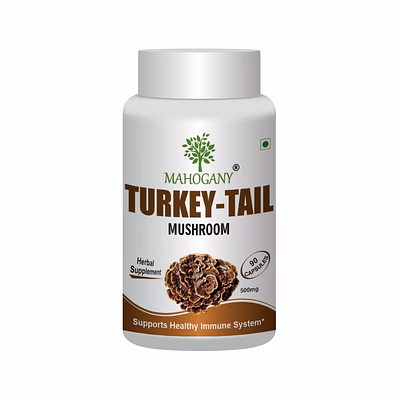mahogany turkey tail extract capsules 500 mg