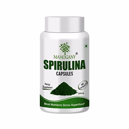mahogany spirulina capsules 500 mg 90 veg capsules
