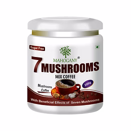 mahogany 7 mushrooms mix coffee with beneficial effects of seven mushrooms 200g