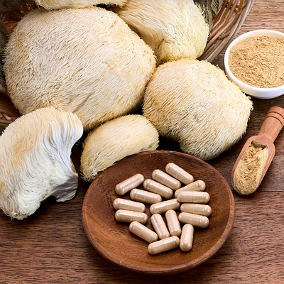 mahogany lion's mane mushroom extract powder