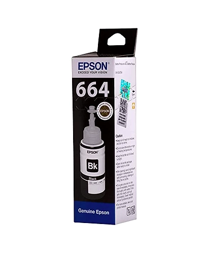 Epson 6641 Black Ink Bottle - 70 ml-T6641