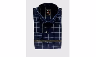 Black & White Men Slim Fit, Formal Shirt