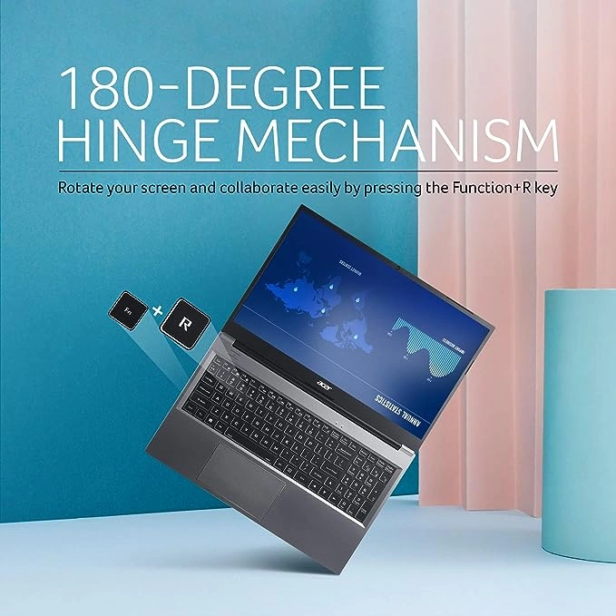 Acer Aspire Lite AMD Ryzen 5 5500U Premium Thin and Light Laptop (8GB RAM/512 GB SSD/Windows 11 Home) AL15-41, 39.62 cm (15.6&quot;) Full HD Display, Metal Body, Steel Gray, 1.59 KG-2