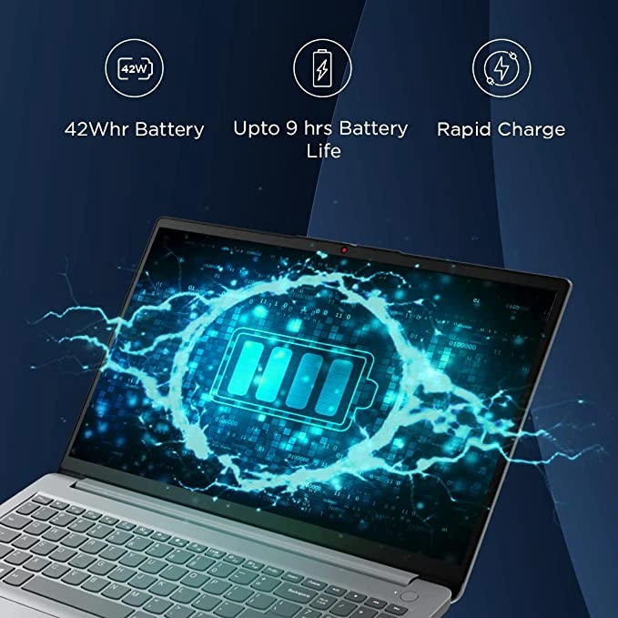 Lenovo IdeaPad Slim 1 Ryzen 3 7320U 15.6&quot; (39.62cm) FHD Laptop (8GB/512GB SSD/Win 11/Office 2021/2 Year Warranty/Alexa Built-in/3 Month Game Pass/Cloud Grey/1.58Kg), 82VG009MIN-1