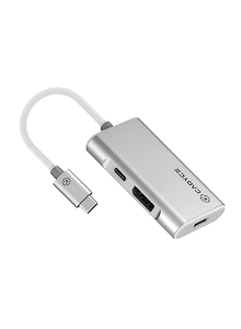 USB-C™ to Dual DisplayPort™ Adapter with PD Charging. (4K@60Hz)