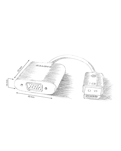 DisplayPort to VGA Adapter-2