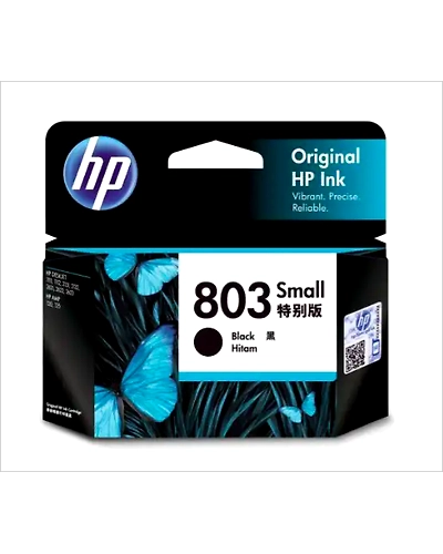 HP 803 Small Black Ink Cartridge-SHRO1301