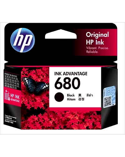 HP 680 Black Original Ink Advantage Cartridge-SHRO504