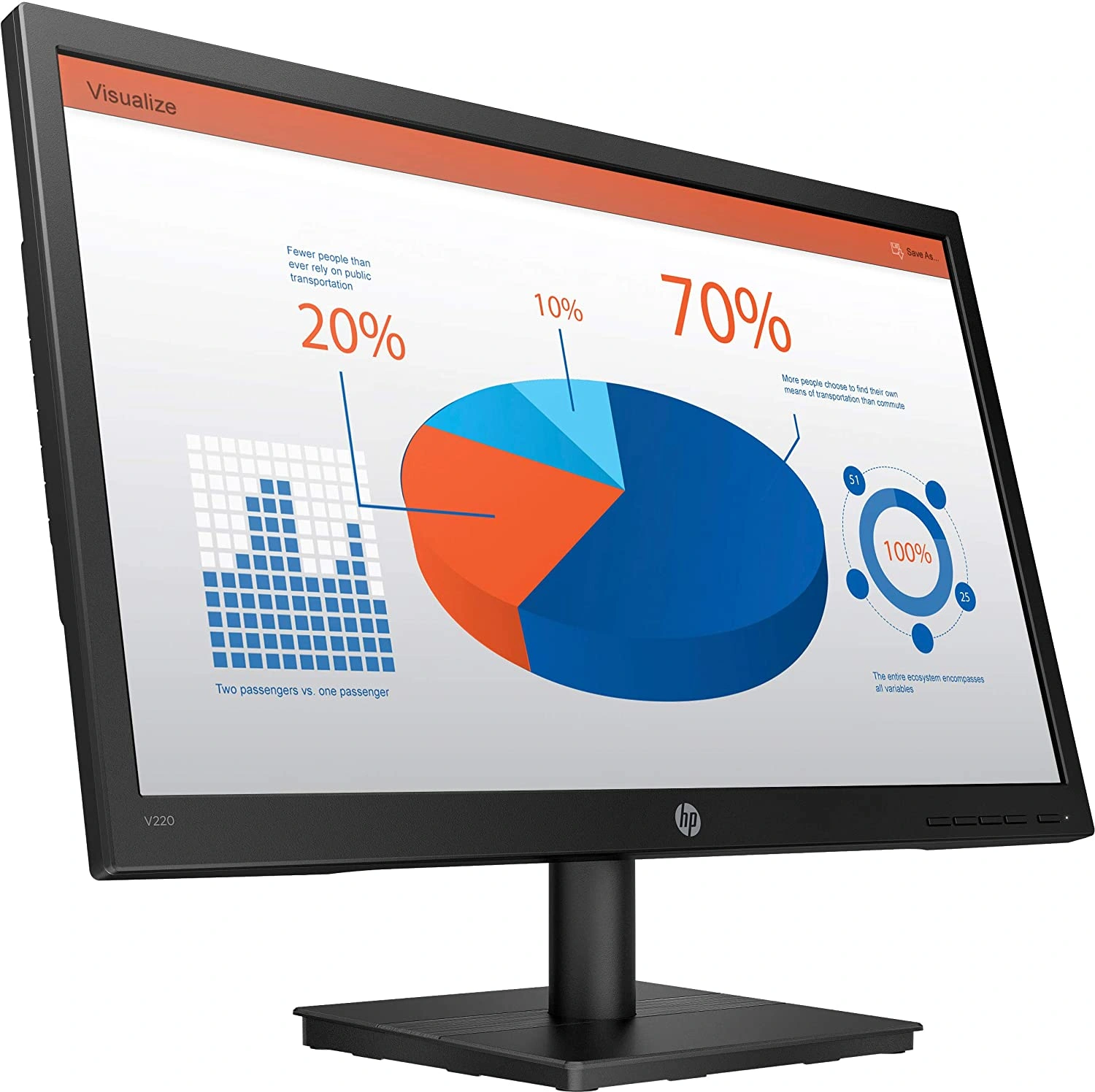 HP V220 21.5-inch Monitor-1