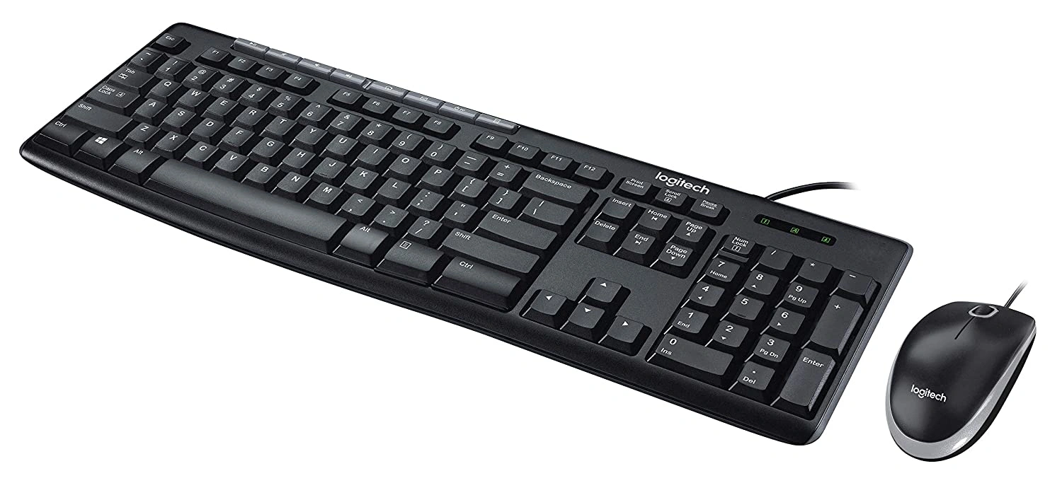 Logitech Media Combo MK200 Full-Size Keyboard and High-Definition Optical Mouse-2