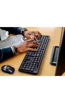 FINGERS AeroClicks Wireless Keyboard and Mouse Combo