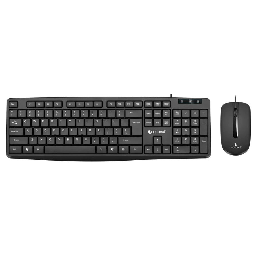 Coconut Cherry Wired Combo keyboard mouse-Cherry