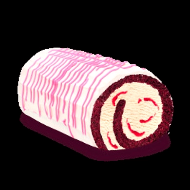 BASKIN-RED VELVET CRUNCH ROLL CAKE 900GMS-G06II17B03RED002