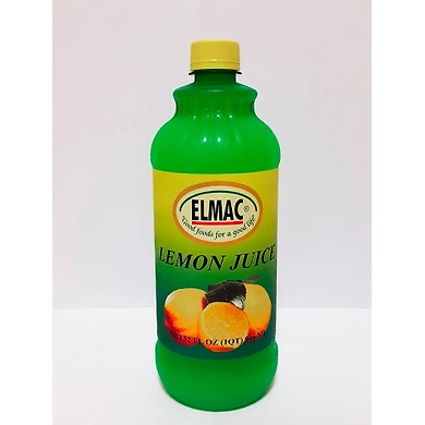 ELMAC-LEMON JUICE 1000ML PB-D16IN03E12LEM001