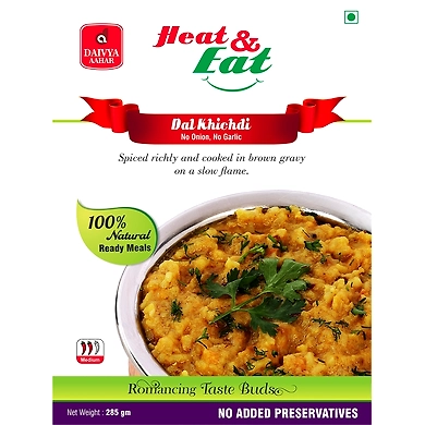 DAIVYA AAHAR'S HEAT &amp; EAT-DAL KHICHDI 250GMS-(MRP 90)-D11RG04D03DAL001