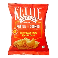 KETTLE-SWEET CHILLI WITH LIME & BASIL 125GM