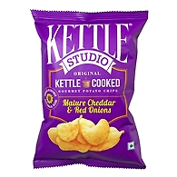 KETTLE-MATURE CHEDDAR & RED ONIONS 125GM