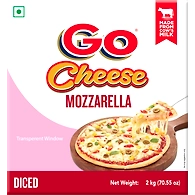 GO MOZZARELLA CHEESE(DICE)2KG