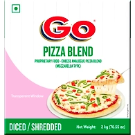 GO CHEESE BLEND MOZZARELLA DICED 2KG