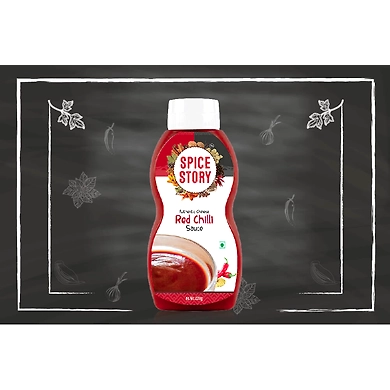 SPICE STORY-RED CHILLI SAUCE 200GM-G24IS01S66RED001