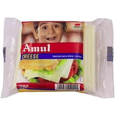 AMUL-PROCESSED CHEESE SLICE 200GMS-1