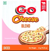 GO CHEESE BLEND MOZZARELLA DICED 2KG