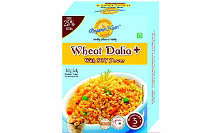 OrganoNutri Wheat Dalia Plus with Soy Power (400 GMS) Pack of 2