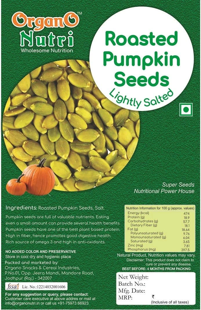 Roasted Pumpkin Seeds - Lightly Salted (900g)-1