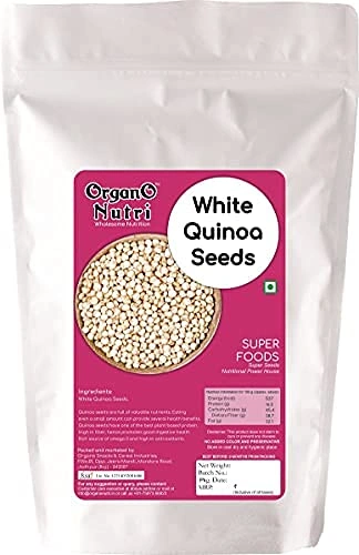 OrganoNutri White Quinoa Seeds, 400g-OSCIS089