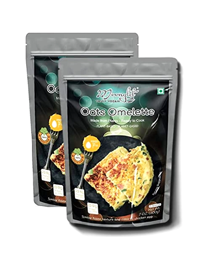 Oats Omelette Mix - Vegan | High Protein | Pancake Alternative | 400g: Pack of2, 200g Each-OSCIS130