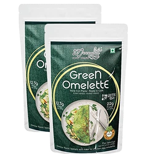 Green Omelette (Zero Egg Green Omelette) | Pancake Alternative | 400g: Pack of2, 200g Each-OSCIS131