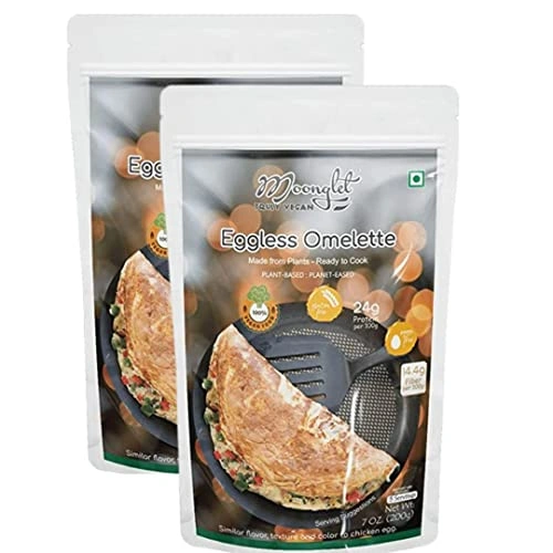 Moonglet - Eggless Omelette | Mung Dal Omelette (Vegan) | Pancake Alternative | 400g: Pack of2, 200g Each-OSCIS138