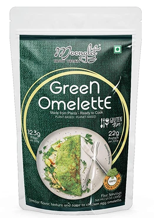 Moonglet Omelette Combo (Spanish Potato + Green Omelette Mix|400g|200g Each)-2