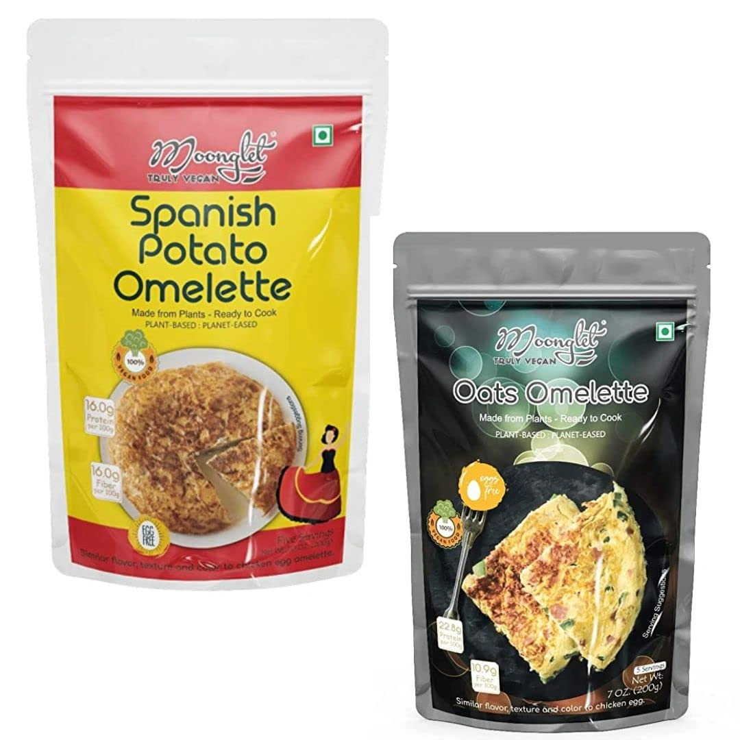 Moonglet Omelette Combo (Spanish Potato + Oats Omelette Mix|400g|200g Each)-OSCIS146