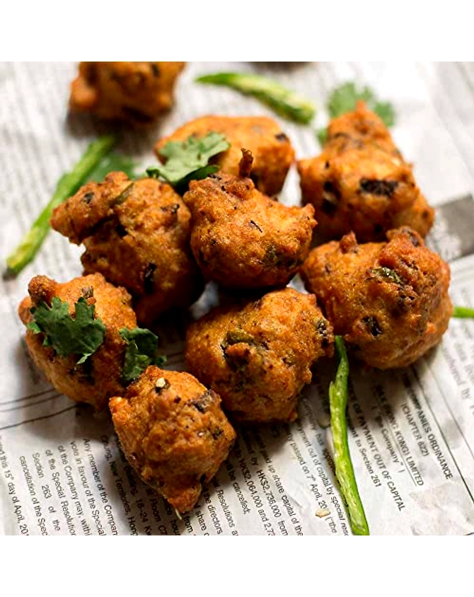 sUpazon Moong Dal Vada/ Chilla Mix | Protein Rich Instant Ready to Cook Dalvada Mix (2 Packs: 400g Each)-3