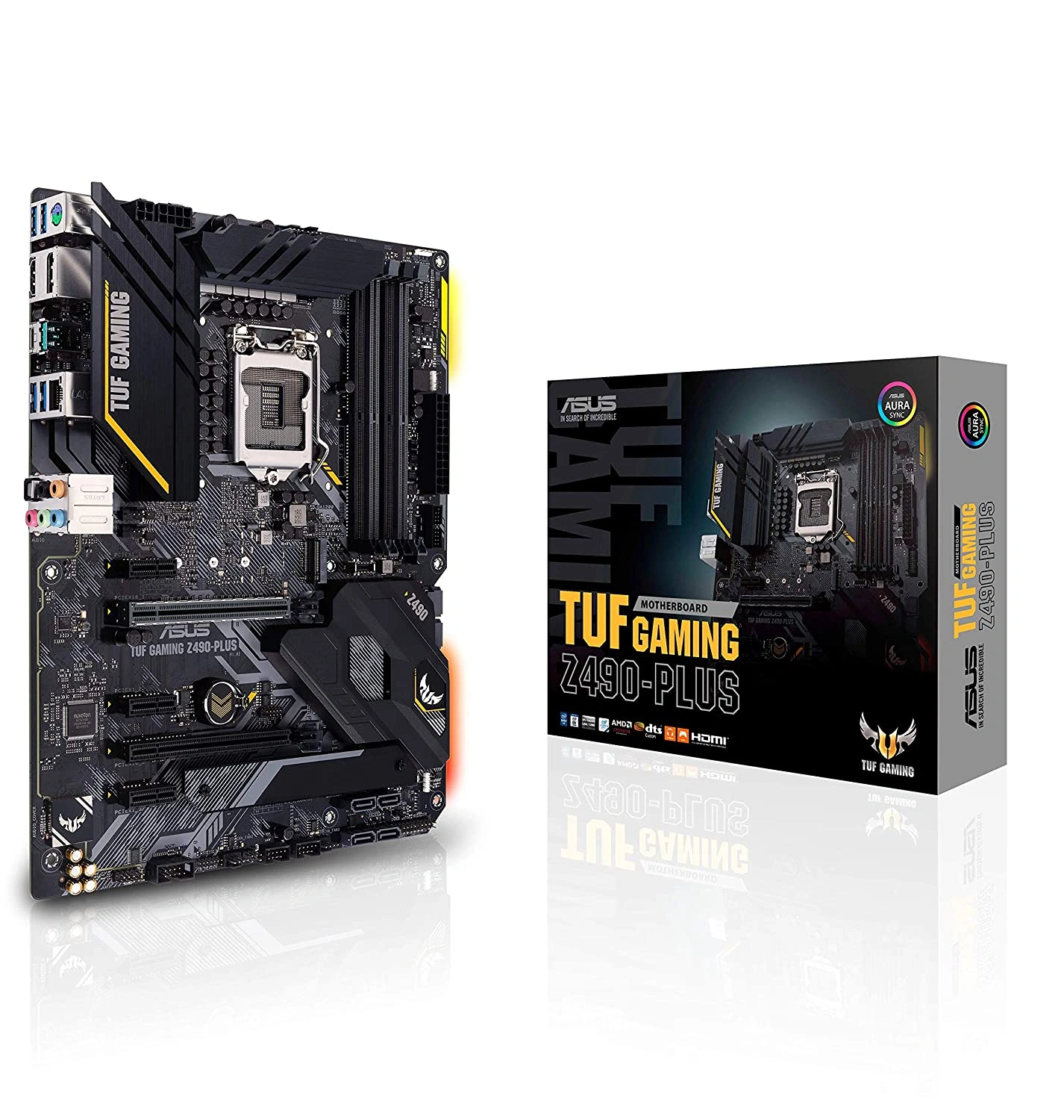 ASUS TUF GAMING Z490 PLUS MOTHERBOARD-TUF-Z490-PLUS