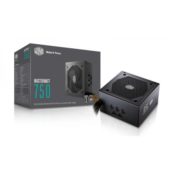 Coolermaster MASTERWATT 750W Semi-Modular SMPS-CM-750W-BROZE-SEMI