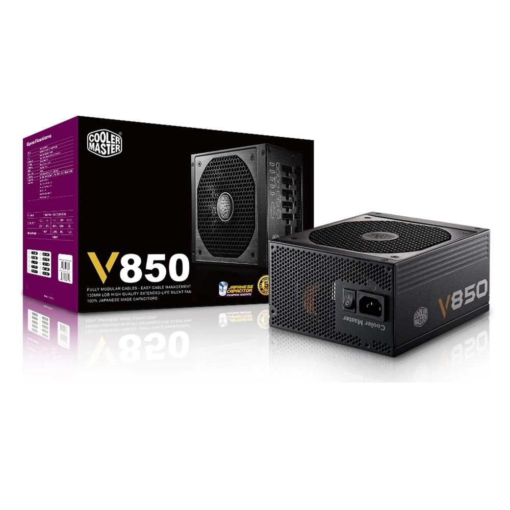 Coolermaster Vanguard V850 - 850W Full Modular 80 Plus Gold SMPS-CM-V850