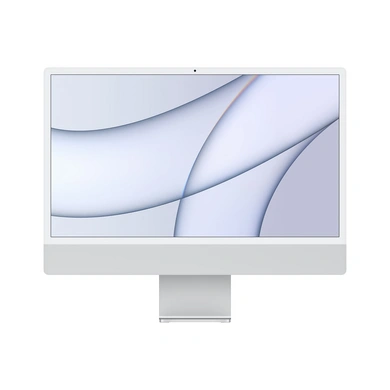 APPLE 2021 iMac with 4.5K Retina display M1 (8 GB Unified/256 GB SSD/Mac OS Big Sur/24 Inch Screen/MGPC3HN/A)  (Silver, 461 mm x 547 mm x 130 mm, 4.48 kg)-MGPC3HNA
