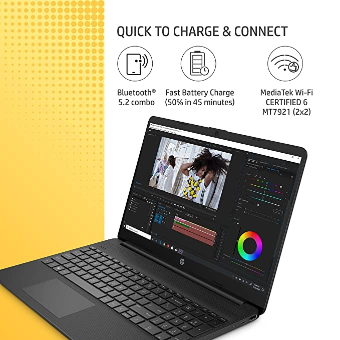 HP Laptop 15S - FQ4022TU  (11th Gen Intel Core i5 -8GB RAM/512GB SSD/32GB Intel Optane Memory 15.6inch(39.6cm) FHD Laptop / Intel Iris Xe Graphics/Alexa/Dual Speakers/Win 11 Home/Ms Office)-1