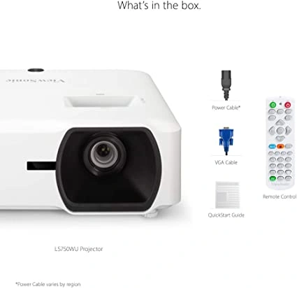 ViewSonic LS750WU 5000 Lumens WUXGA Networkable Laser Projector with 1.3x Optical Zoom Vertical Horizontal Keystone and Lens Shift for Large Venues-3