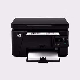 HP LaserJet Pro MFP M126a, Print, Copy, Scan, Hi-Speed USB 2.0, Up to 21 ppm, 150-sheet Input Tray, 100-sheet Output Tray, 8000-page Duty Cycle, 700-page Yield, Black and White